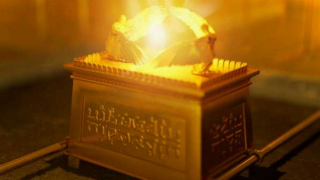 A golden celestial sphere resting on a decorated base illuminated by a soft glow, suggesting a symbolic representation of the Mazzaroth in a vague, non-specific context. Opens a new window with the video.