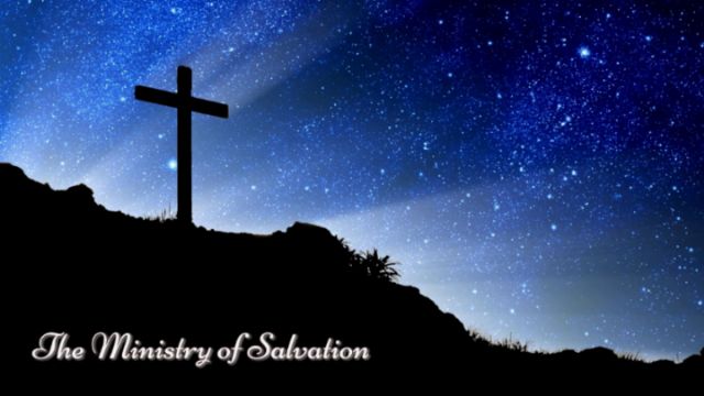A night landscape featuring a silhouette of a cross atop a hill under a star-filled sky, illuminated by the constellations of the Mazzaroth. Opens a new window with the video.